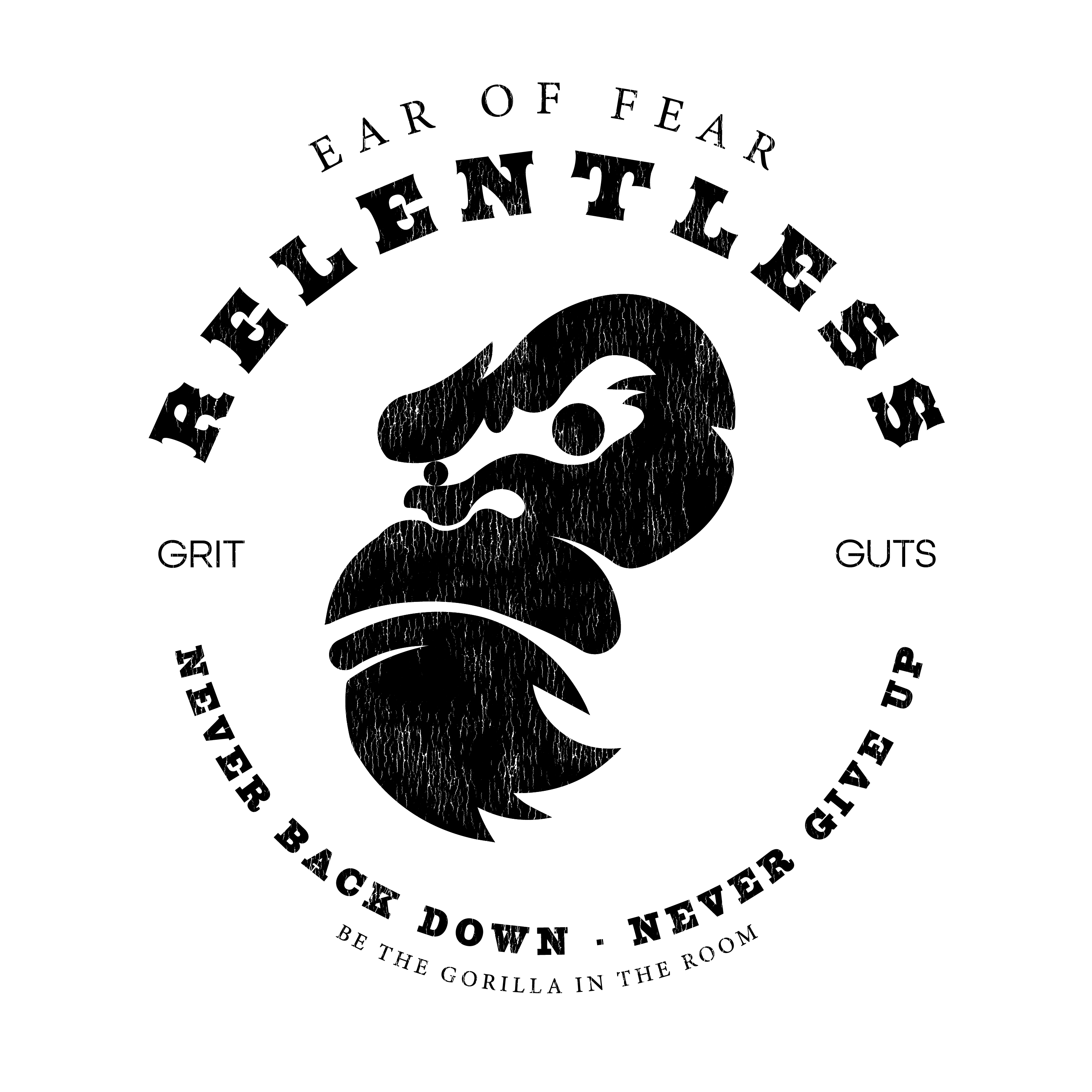 WRESTLING T-SHIRT - Relentless - Gorilla in The Room - Short-Sleeve